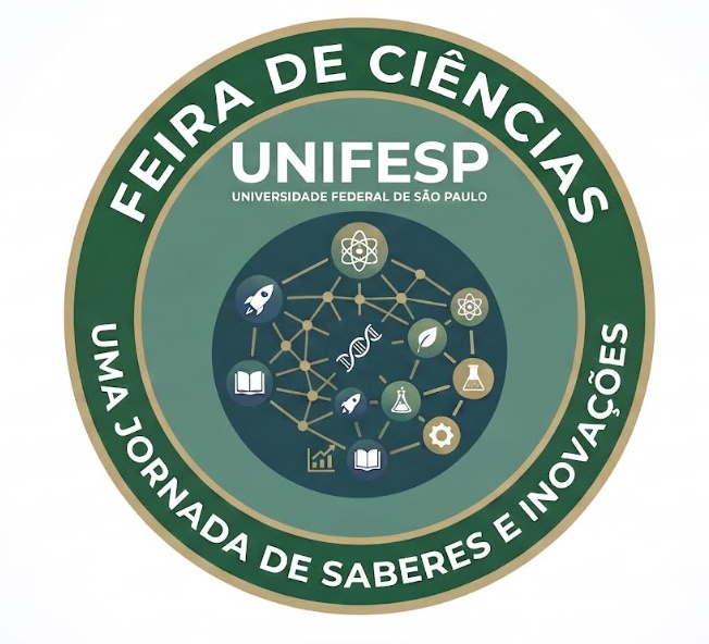 Logotipo da Feira de Ciências da UNIFESP